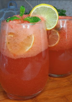A picture of Watermelon Virgin Mojito.