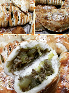 عکسی از دستور پیراشکی گوشت و قارچ