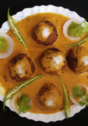 A picture of लौकी के कोफ्ते (Restaurant style).