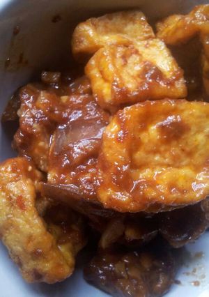 Foto resep tahu tempe bumbu masak merah manis ala ratna