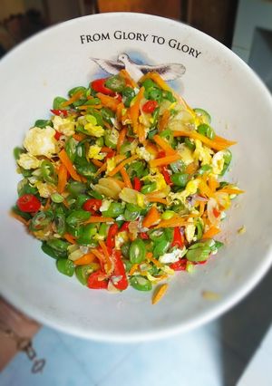 Foto resep Orak arik warna warni