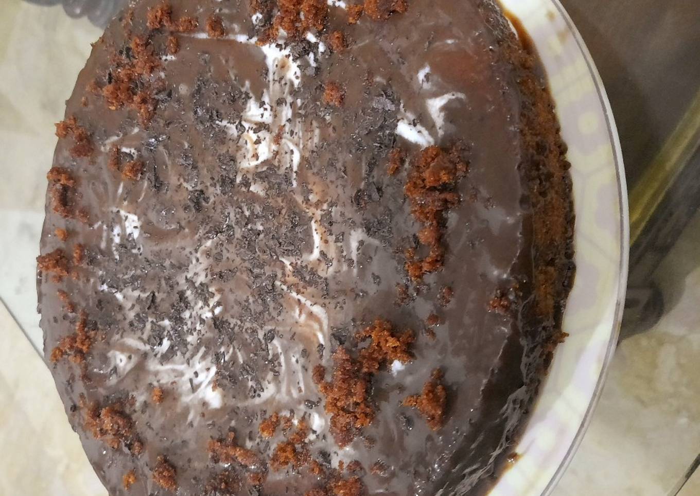 Eggless Chocolate cake