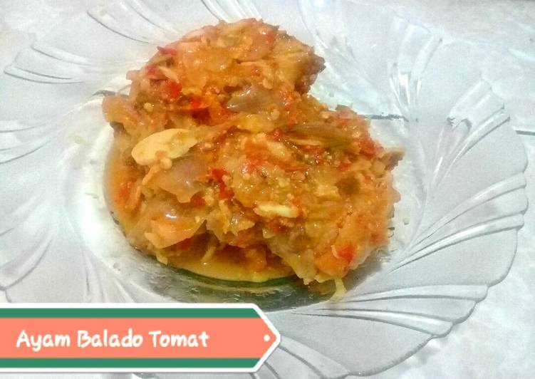 Resep 013. Resep Ayam Balado Tomat yang Enak Banget