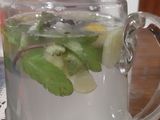 Detox water in summer
