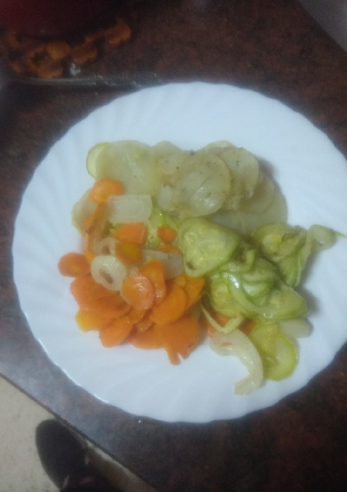 Una foto de Panache de verduras asadas