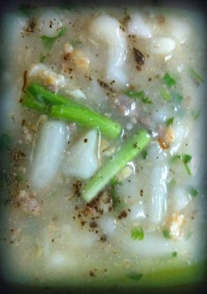 Hình của món Bánh canh tép thịt bằm.