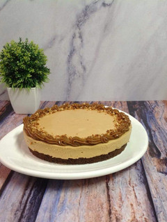 Una foto de Cheesecake de dulce de leche