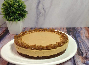 Una foto de Cheesecake de dulce de leche