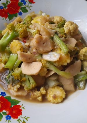 Foto resep Capcay Kuah Isi Bakso