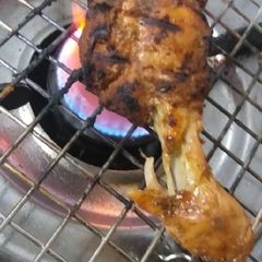 A picture of Spicy Chickn grill drumsticks.