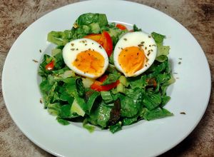Hình của món Salad -Sốt Dầu Olive Chanh.
