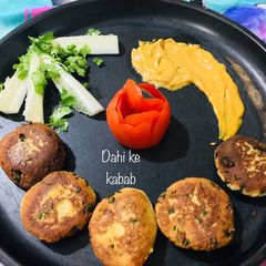 A picture of Dahi ke kebab.