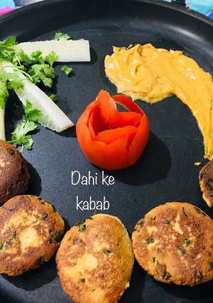 A picture of Dahi ke kebab.