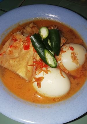 Foto resep Empal tahu tempe dan telor simple