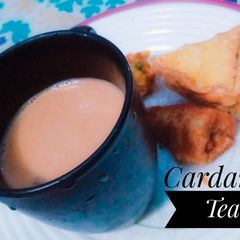 A picture of Cardamom Tea!.