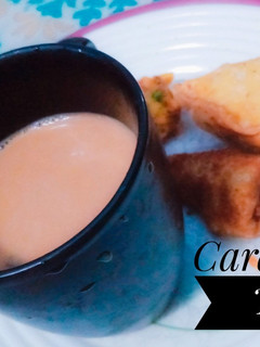 A picture of Cardamom Tea!.