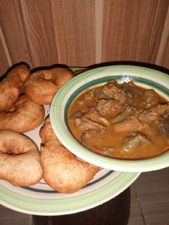 A picture of Funkasau with Offal's Pepper Soup.