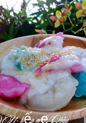 Hình của món Bánh bò cốt dừa.