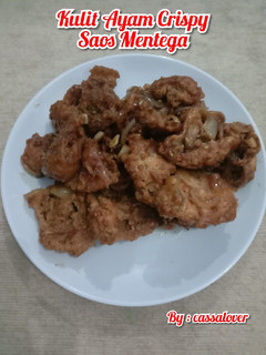 Foto resep Kulit Ayam Crispy Saos Mentega