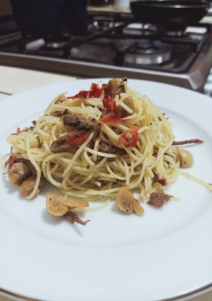 Foto resep Spaghetti aglio e olio
