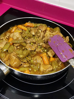 Una foto de Cerdo estofado en salsa