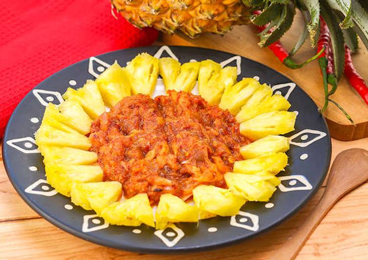 Cara Gampang mengolah Sambal Nanas yang sempurna