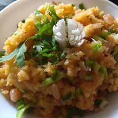 A picture of Shezuwan poha.