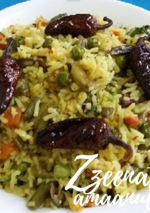 A picture of Khichdi Fried Rice.