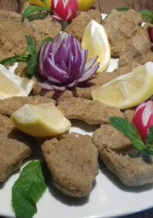 A picture of Lentil Kibbeh.