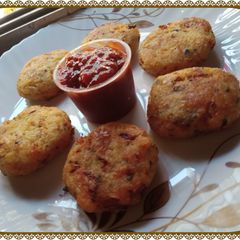 Leftovers Rice (Bhata) Cutlets A picture of Leftovers Rice (Bhata) Cutlets.