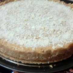 Una foto de Tarta de turrón sin horno