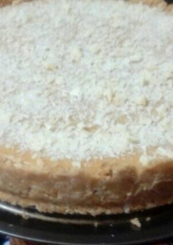 Una foto de Tarta de turrón sin horno
