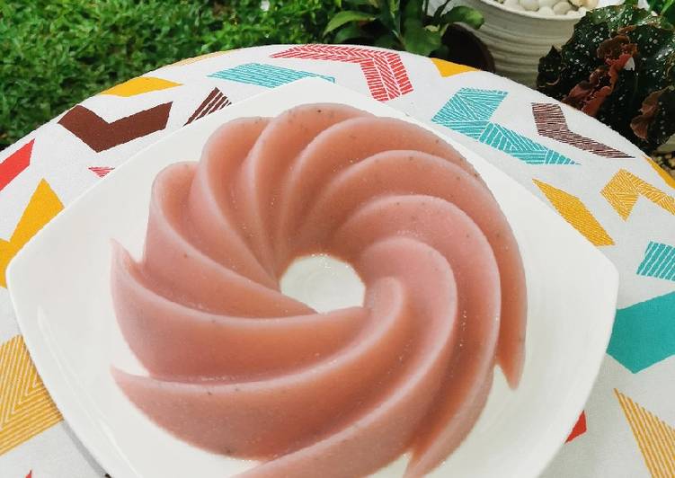 Resep Puding Sirsak Chia Seed With Sirup Kurnia Anti Gagal