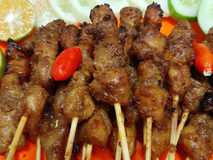 Cara Buat 13 sate daging babi, daging b2. Non halal Rumahan