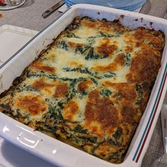 Spinach and Ricotta Lasagna A picture of Spinach and Ricotta Lasagna.