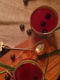 Blueberry lemongrass hot toddy