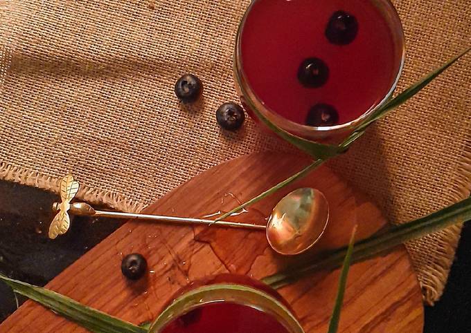 Easiest Way to Prepare Ultimate Blueberry lemongrass hot toddy