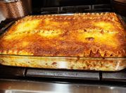 A picture of meat lasagna