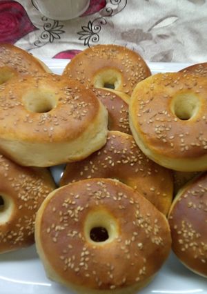 صورة لوصفة كعك الحليب الهاش القطني 😋