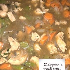 A picture of Chicken soup.