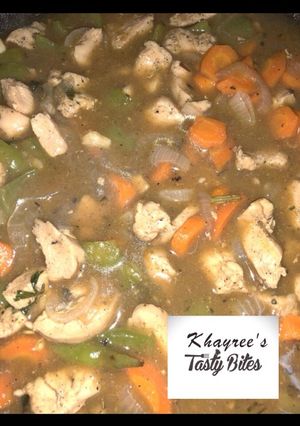 A picture of Chicken soup.