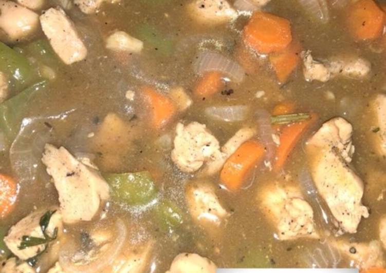 Recipe of Homemade Chicken soup