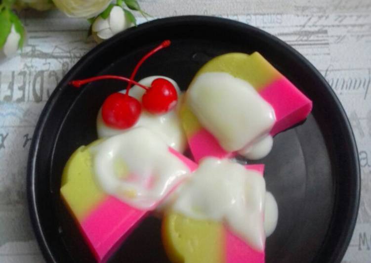 Puding alpukat pisang ambon debm