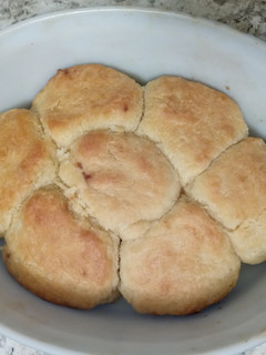 A picture of Homemade biscuits.