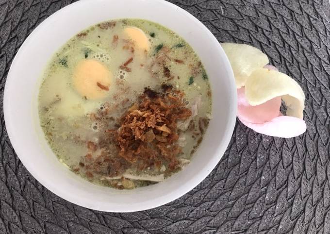 Resep Soto Ayam Kuah Santan Anti Gagal