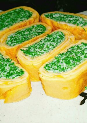 รูปของ ไข่ม้วนสอดไส้ 4 แบบคาวหวาน