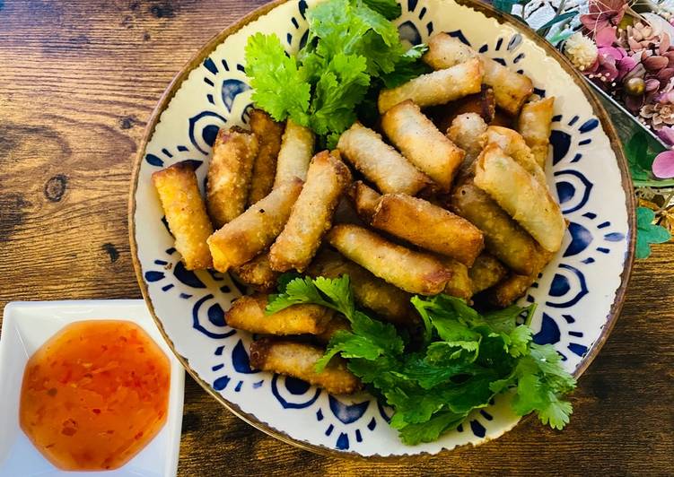 How to Make Favorite Wantan Roll Fry