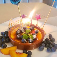 Birthday Creme Brûlée 🎂🎉 A picture of Birthday Creme Brûlée 🎂🎉.