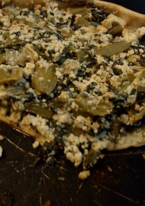 Una foto de Tarta de acelga picante