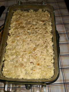 Una foto de Bacalao a la nata